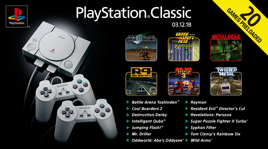 Juegos de PlayStation Classic